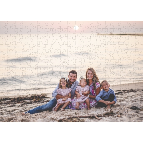 Pamiątka z nadmorskich wakacji! - Personalizowane Puzzle 253 elementy